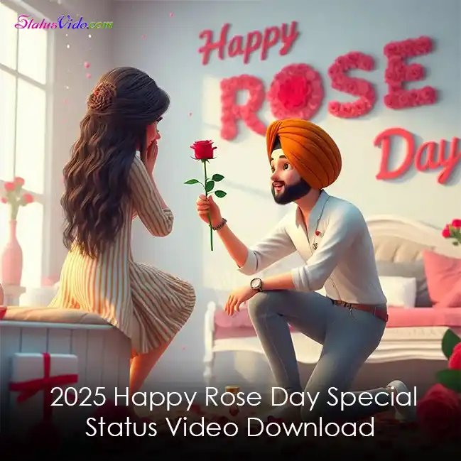 2025 Happy Rose Day Special Status Video Download