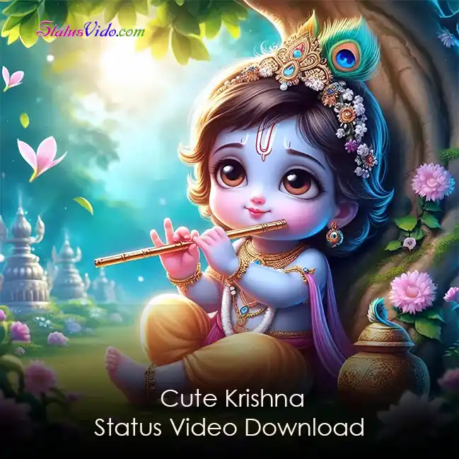 Cute Krishna Status Video Download