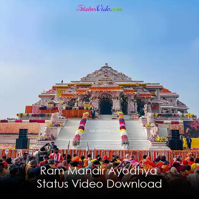 Ram Mandir Ayodhya Status Video Download