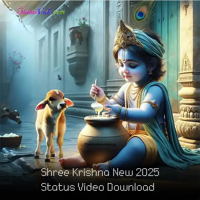 Shree Krishna New 2025 Status Video Download